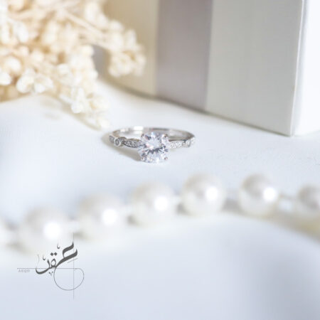 خاتم محجر - فضة أصلي s925