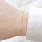 اسوراة سلسلة ناعمة فضة اصلي s925 مطليه ذهب