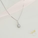 سنسال دمعة محجر - فضة اصلي 925