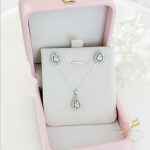 طقم دمعة محجر - فضة أصلي s925