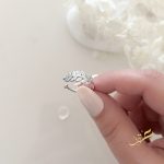 خاتم الاوراق محجر - فضة أصلي s925