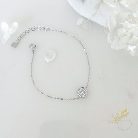 اسوارة الدائرة فضة اصلي s925