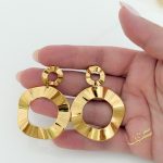 حلق مدوُر مُدلى - ستانلس ستيل