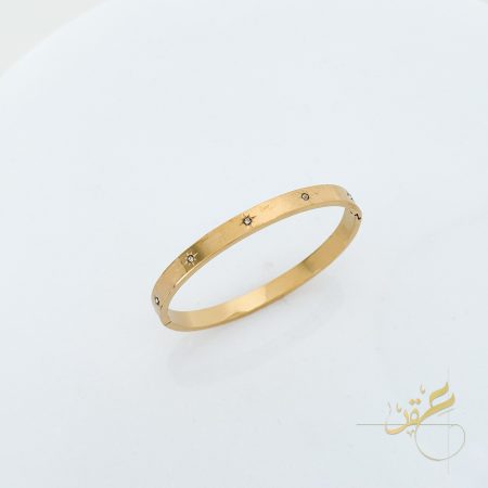 اسوارة سلسلة ستانلس بنقشة النجوم