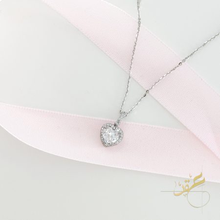 سنسال قلادة القلب - فضة اصلي s925