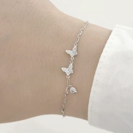 اسوارة الفراشات - فضة اصلي s925