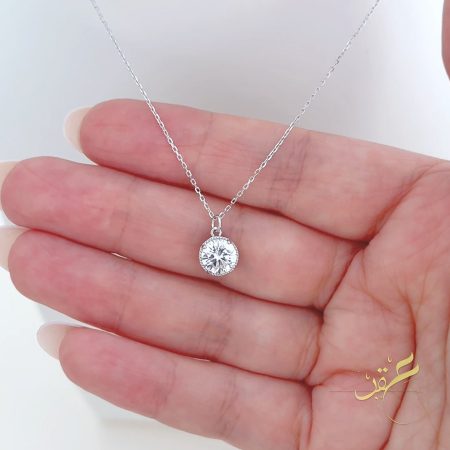 سنسال مدور محجر - فضة اصلي s925