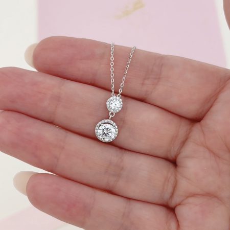 سنسال محجر مدور - فضة اصلي s925