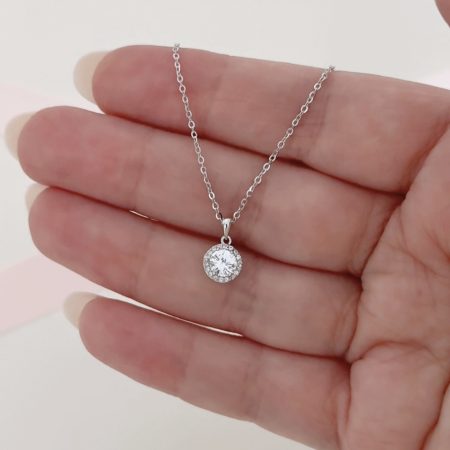 سنسال مدور محجر - فضة اصلي s925