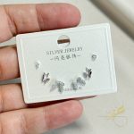 مجموعة حلوق الفراشة - فضة اصلي s925