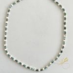 سنسال باحجار باللون الازرق والابيض