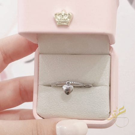 خاتم قلادة قلب - فضة اصلي s925