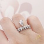 خاتم تاج الدمعة - فضة اصلي s925