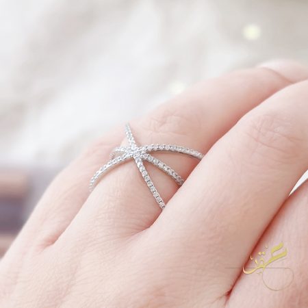 خاتم كروس - فضة اصلي s925