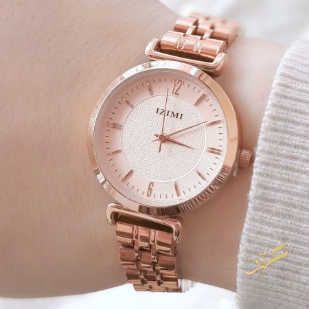 ساعة روز جولد من ماركة Izmi