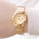 ساعة ستاتية ماركة Labaoli لون ذهبي