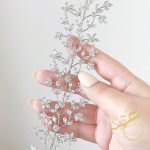 اكسسوار شعر headpiece الاوراق والبتلات محجر (HP-0507)