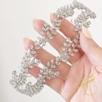 اكسسوار شعر headpiece الاوراق والزهور محجر (HP-0501)