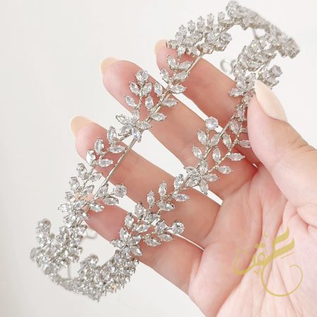 اكسسوار شعر headpiece الاوراق والزهور محجر (HP-0501)