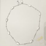 سنسال لولو طبيعي مع سلسلة فضة اصلي s925