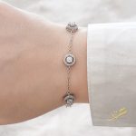 اسوارة باحجار مدورة - فضة اصلي s925