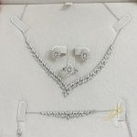 طقم محجر  فضة اصلي s925