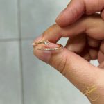 خاتم النجمة لون ذهبي