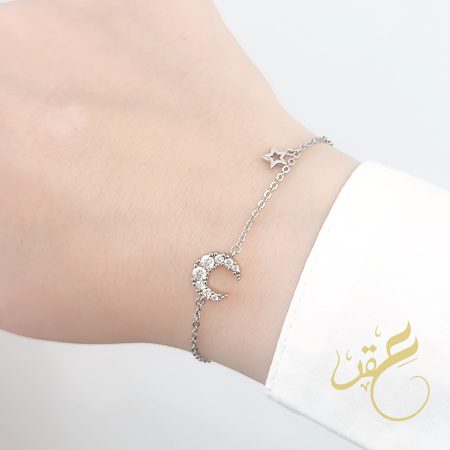 اسوارة القمر والنجم - فضة اصلي s925