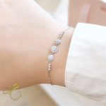 اسوارة باحجار مدورة - فضة اصلي s925