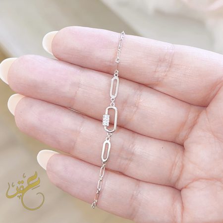 اسوارة حلقات سلسلة - فضة اصلي s925